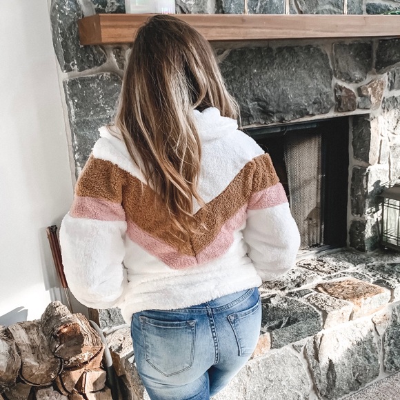 Annie Fuzzy Zip Up - Picture 3 of 3